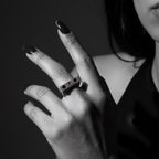 Traffic Light Sterling Silver 925 Ring