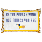 Dog Lover Needlepoint Pillow