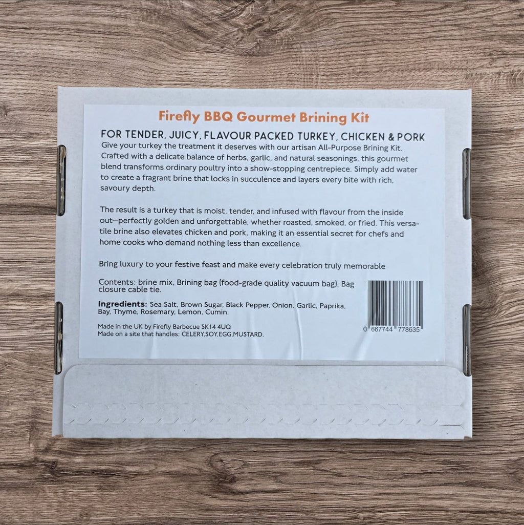 Firefly BBQ Turkey Brine Kit for Juicy Poultry