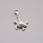 Turtle Silver Charm
