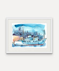 The Scillonian - Giclée Watercolour Print