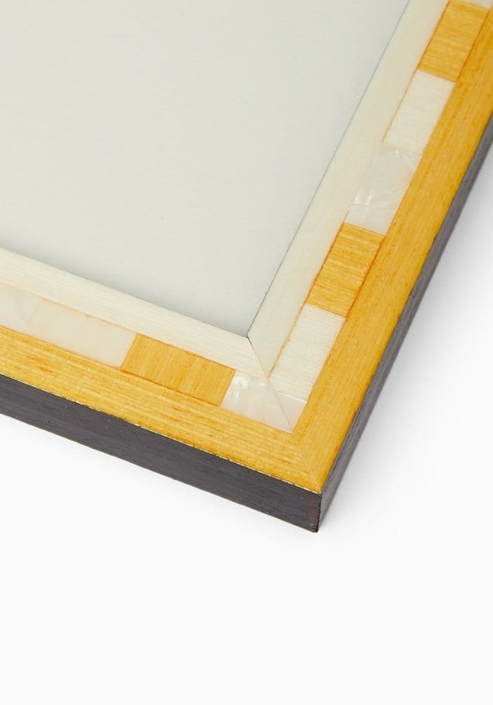 Valduga Marquetry Yellow Frame 6x4"