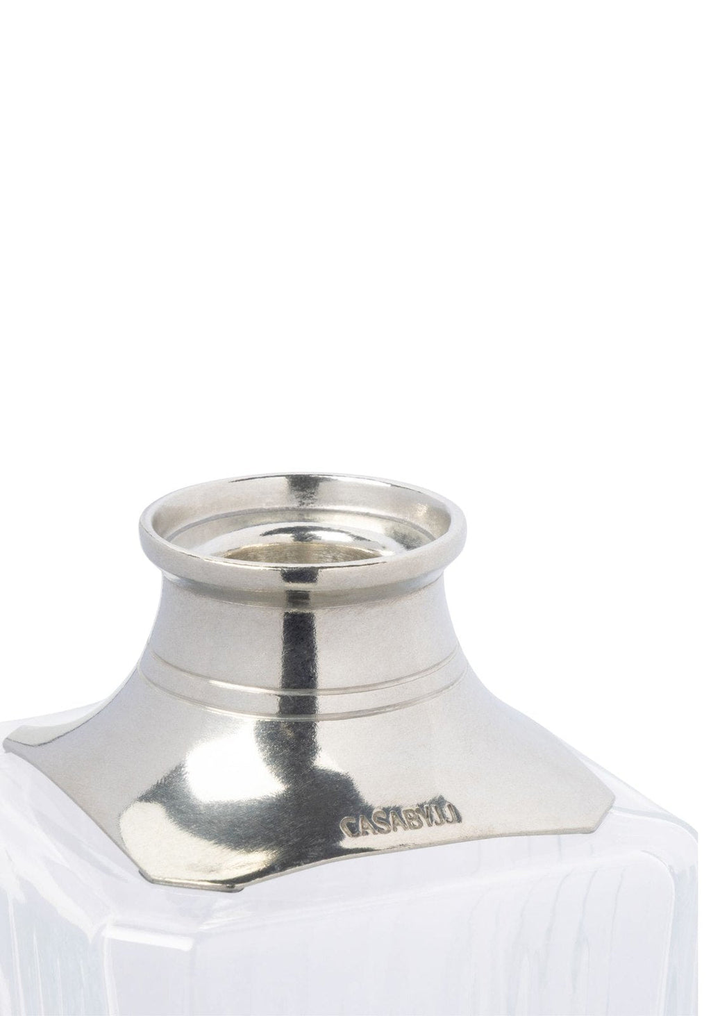 Silver Crest Crystal Decanter