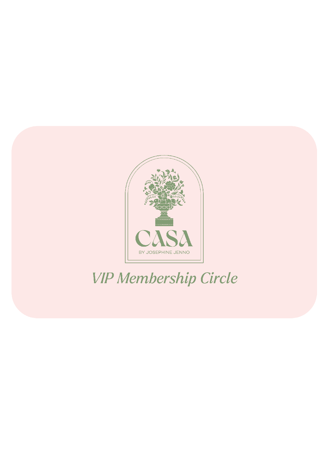 VIP Membership Circle Digital Card