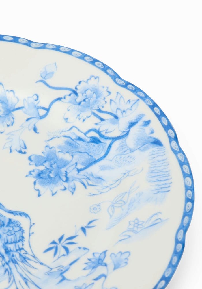 Virginia Blue and White Dessert Plates  - Set of 4