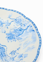 Virginia Blue and White Dessert Plates  - Set of 4