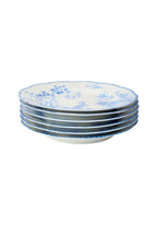 Virginia Blue and White Dessert Plates  - Set of 4