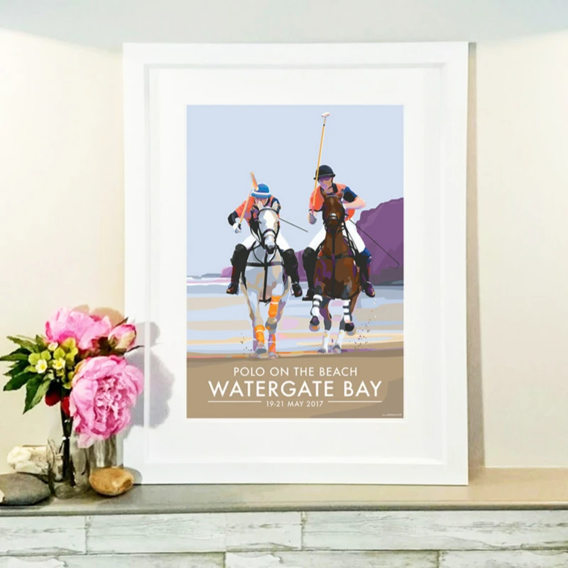Watergate Bay Polo Poster on the Beach May 2017 | BeckyBettesworth by BeckyBettesworth (watergate-bay-polo)