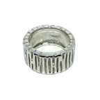 Wheel Flat Band Ring – Sterling Silver 925