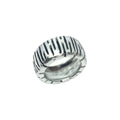 Wheel Half Dome Ring – Sterling Silver 925 – Chunky Collection