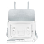 Handmade Leather Satchel - White