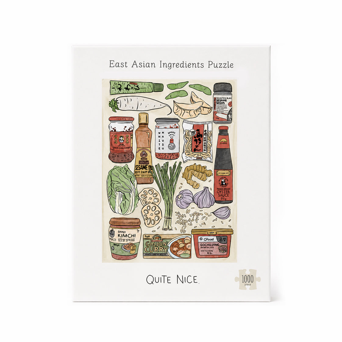 1000 Piece East Asian Ingredient Puzzle