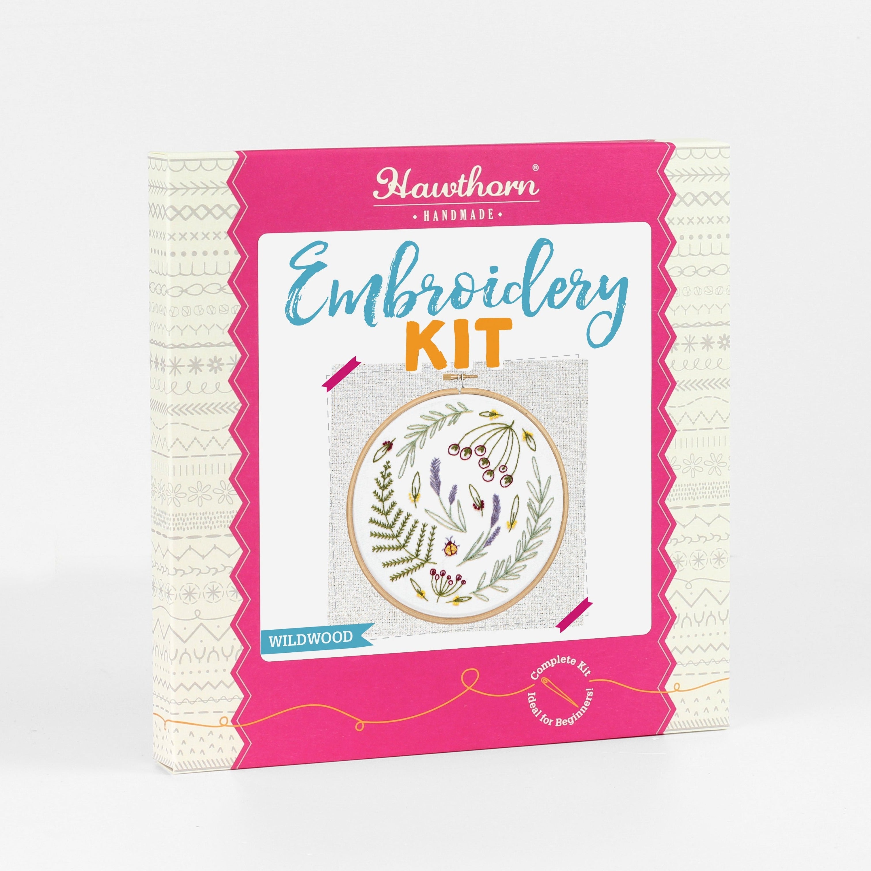 Wildwood Botanical Embroidery Kit for Beginners