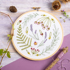 Wildwood Botanical Embroidery Kit for Beginners