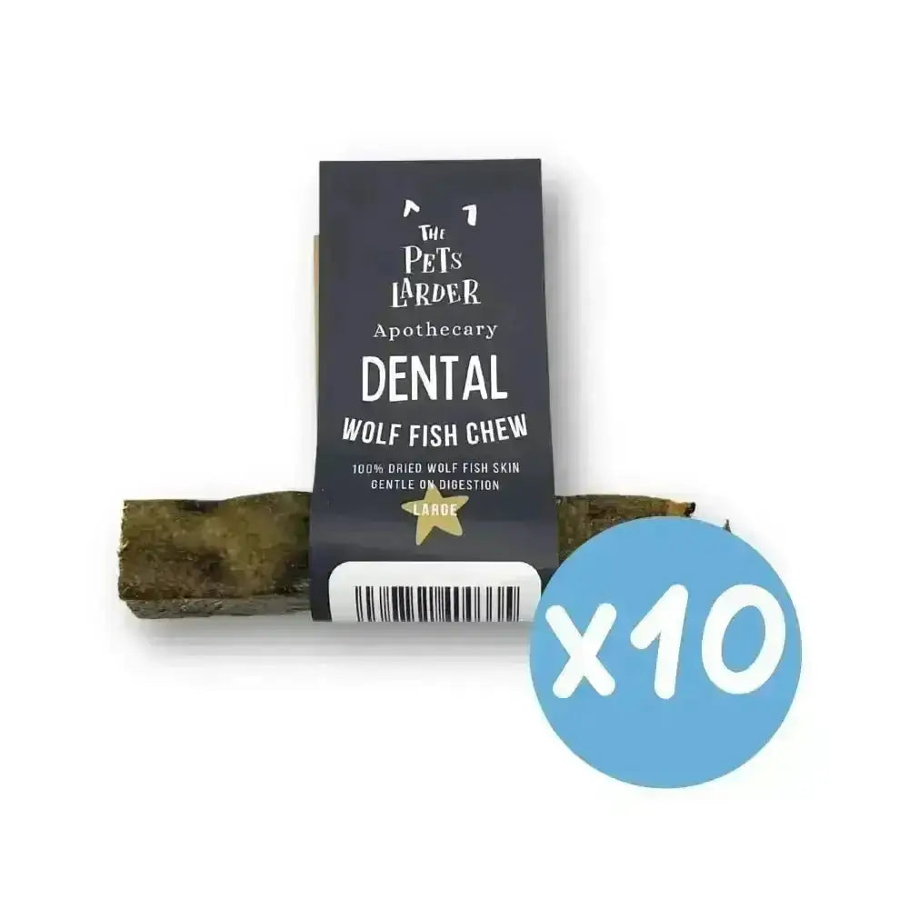 Large Wolf Fish Stick Chew for Dogs