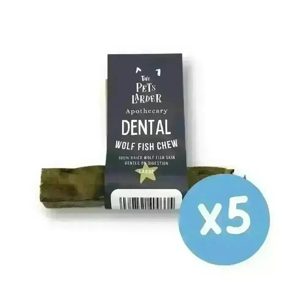 Large Wolf Fish Stick Chew for Dogs