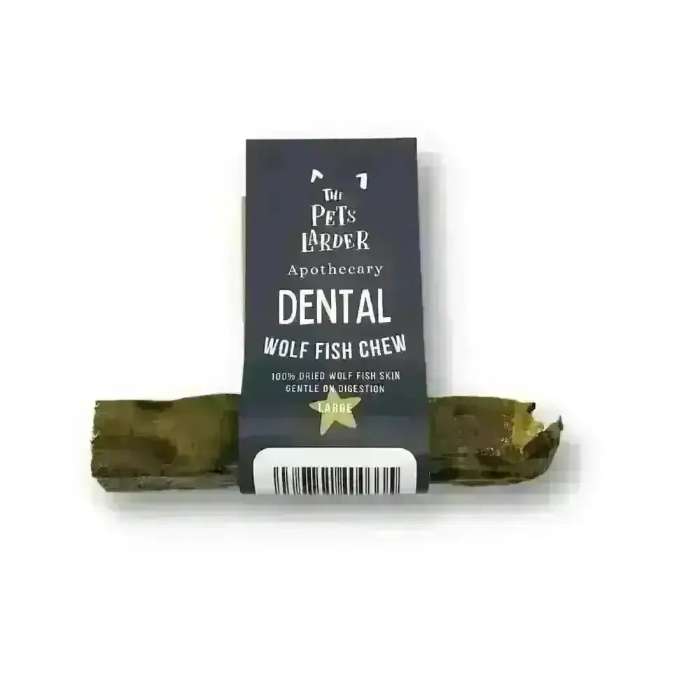 Large Wolf Fish Stick Chew for Dogs