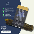 Natural Dog Chews - Fish Stick Treats for Large Dogs by The Pets Larder (wolf-fish-stick-chew-large-chew-for-dogs)