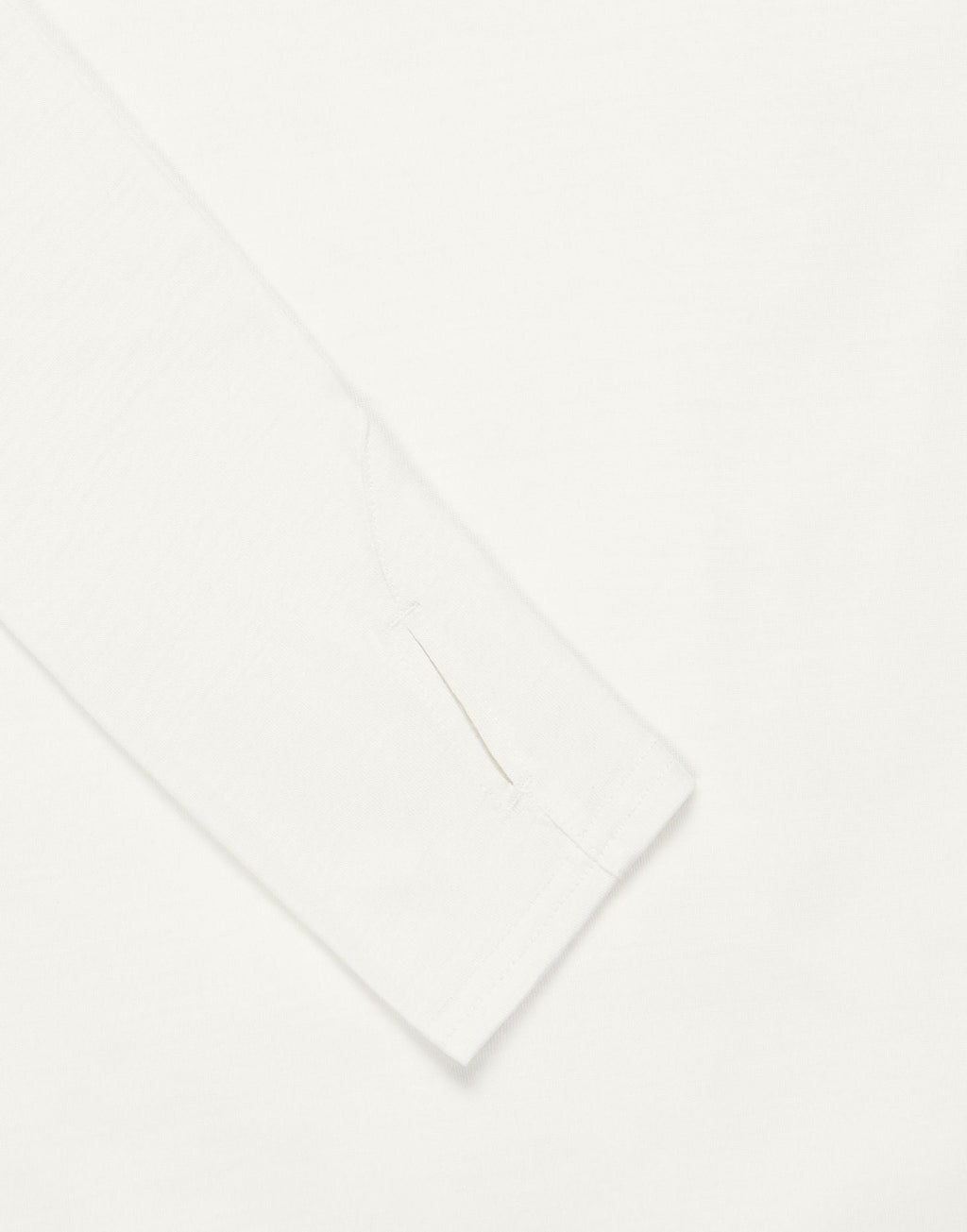 Womens Merino Long Sleeve, Ivory White