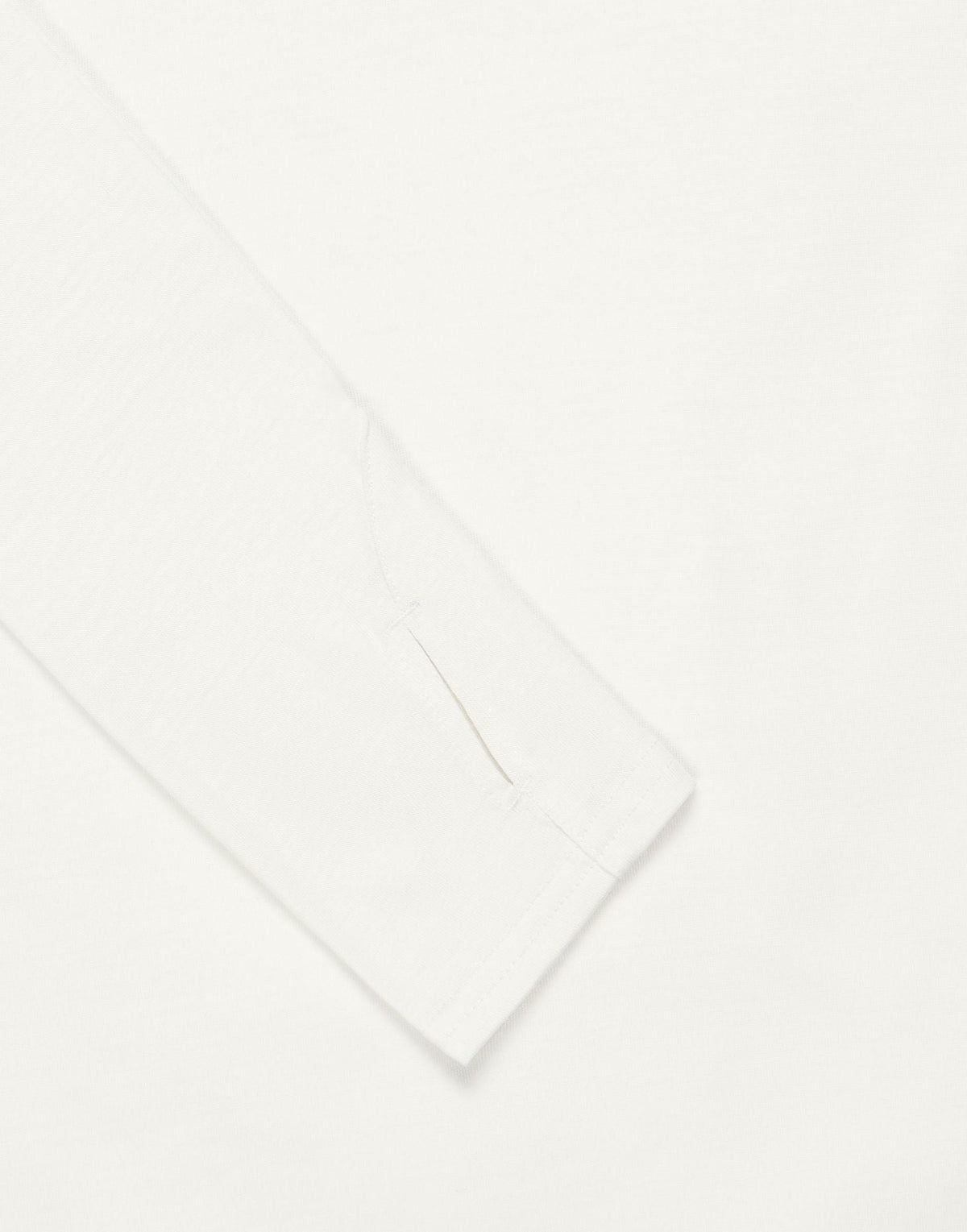 Womens Merino Long Sleeve, Ivory White