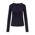 Womens Merino Long Sleeve,  Midnight