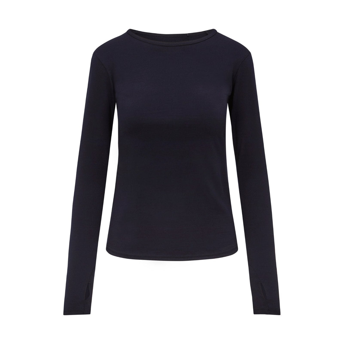 Womens Merino Long Sleeve,  Midnight