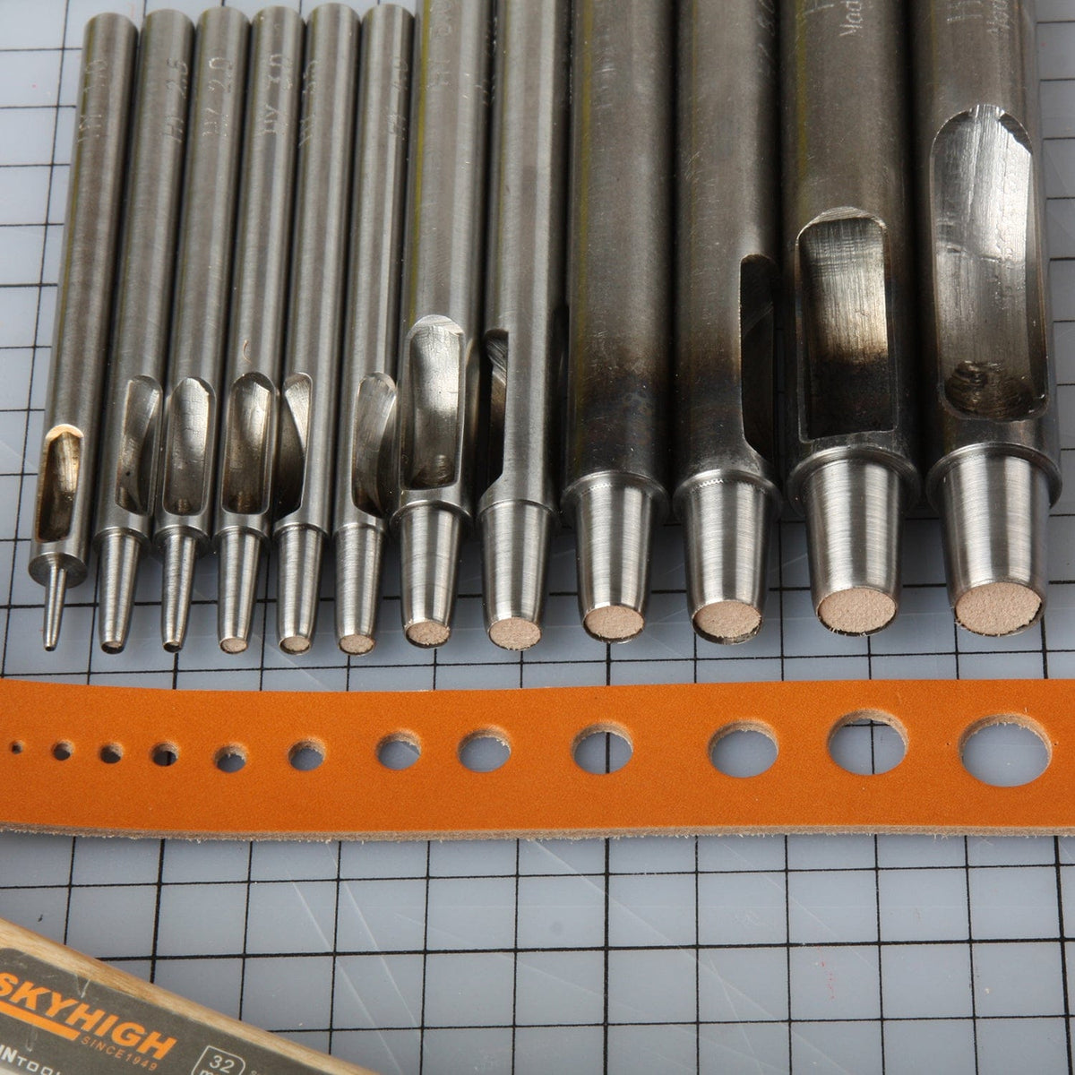 WUTA Precision Round Hole Punches — 0.5mm to 28mm
